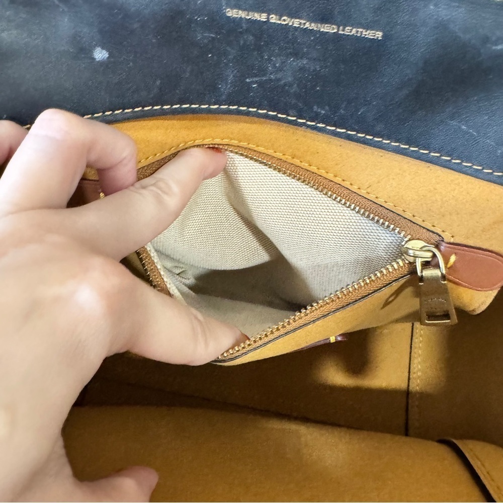 Coach Troupe Black Leather Classic Tote Bag - Picture 5 of 8